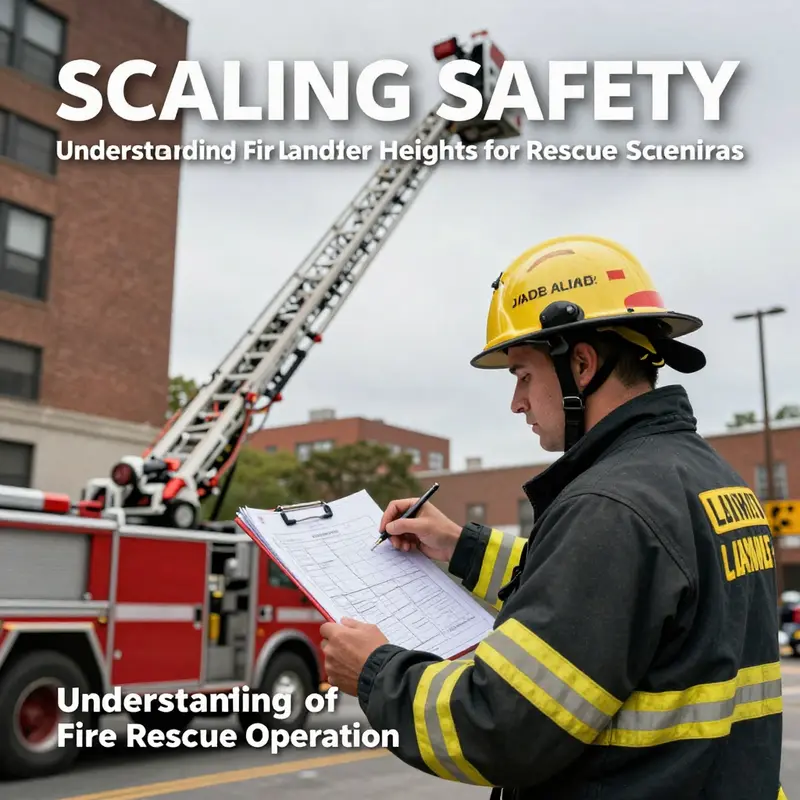 A fire ladder demonstrates its maximum rescue capabilities against a high-rise structure.