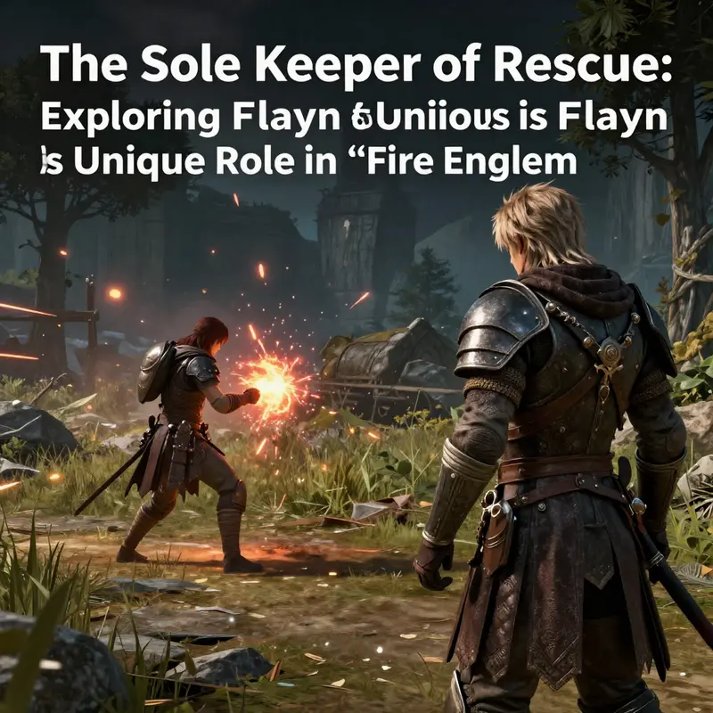 Flayn demonstrating her unique Rescue ability in *Fire Emblem*.