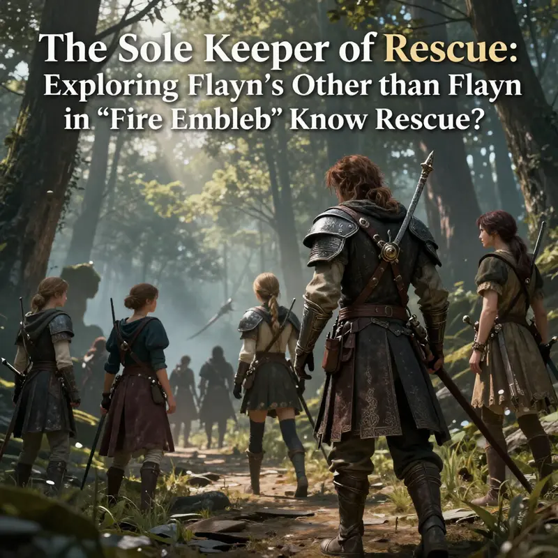 Flayn demonstrating her unique Rescue ability in *Fire Emblem*.