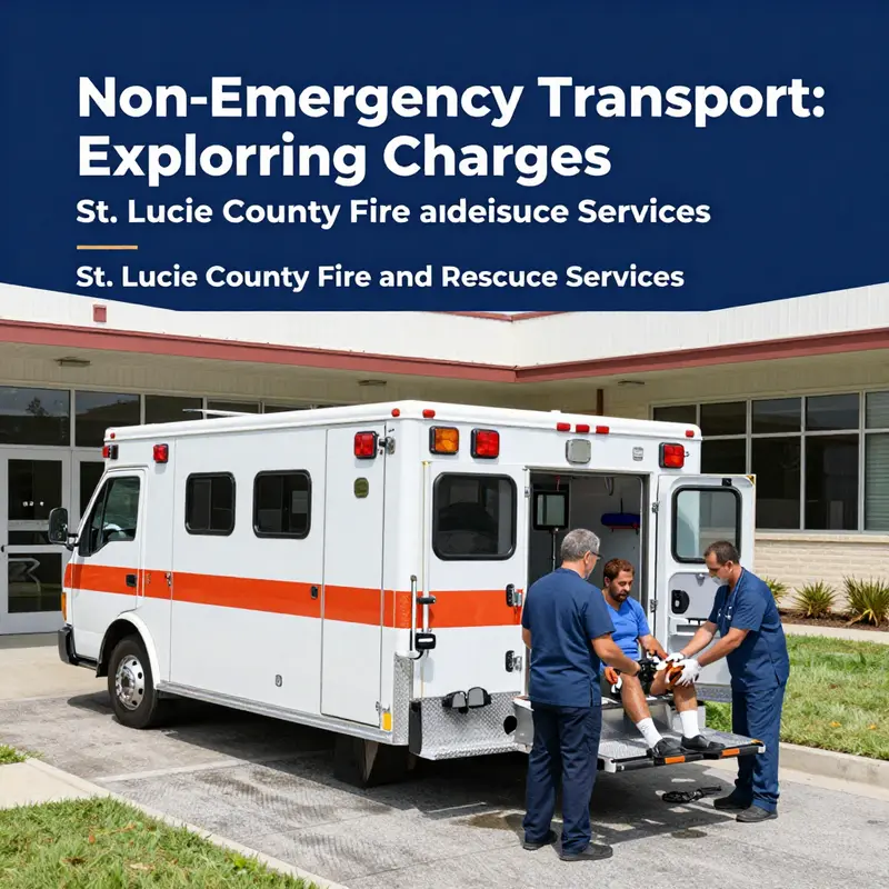 First responders provide critical aid during an emergency situation, demonstrating the commitment of St. Lucie County Fire and Rescue.