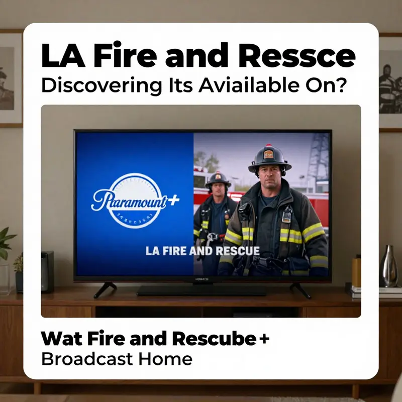 LA Fire and Rescue streaming on Paramount+: A glimpse of engagement from home.