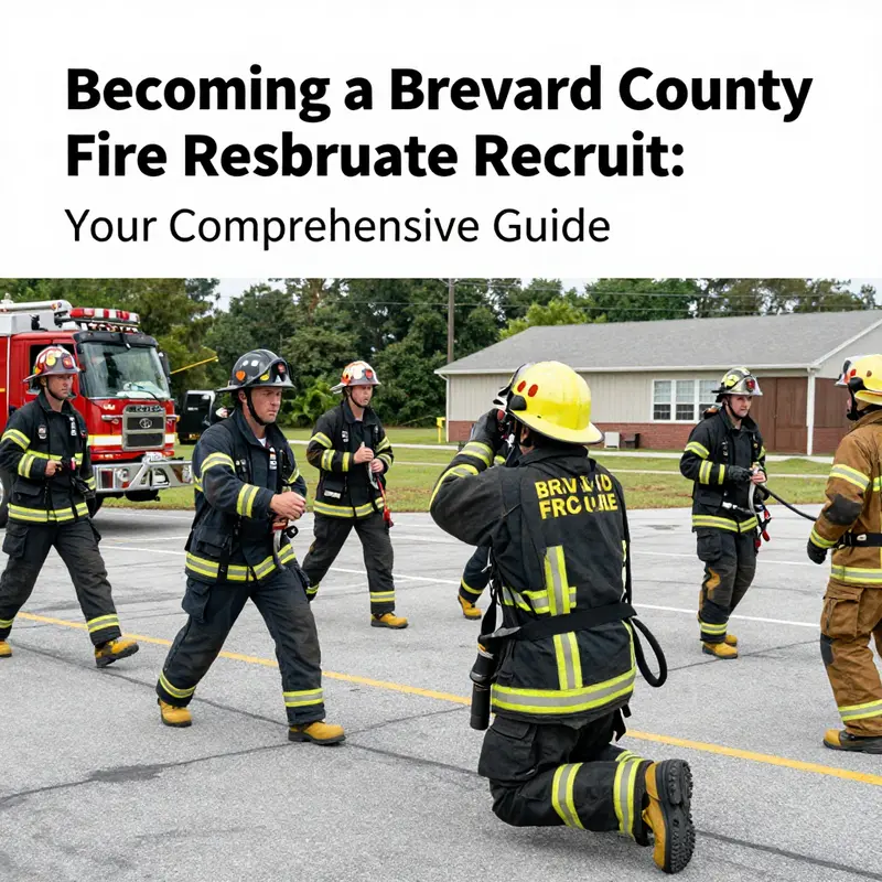 Candidates reviewing eligibility requirements for Brevard County Fire Rescue.
