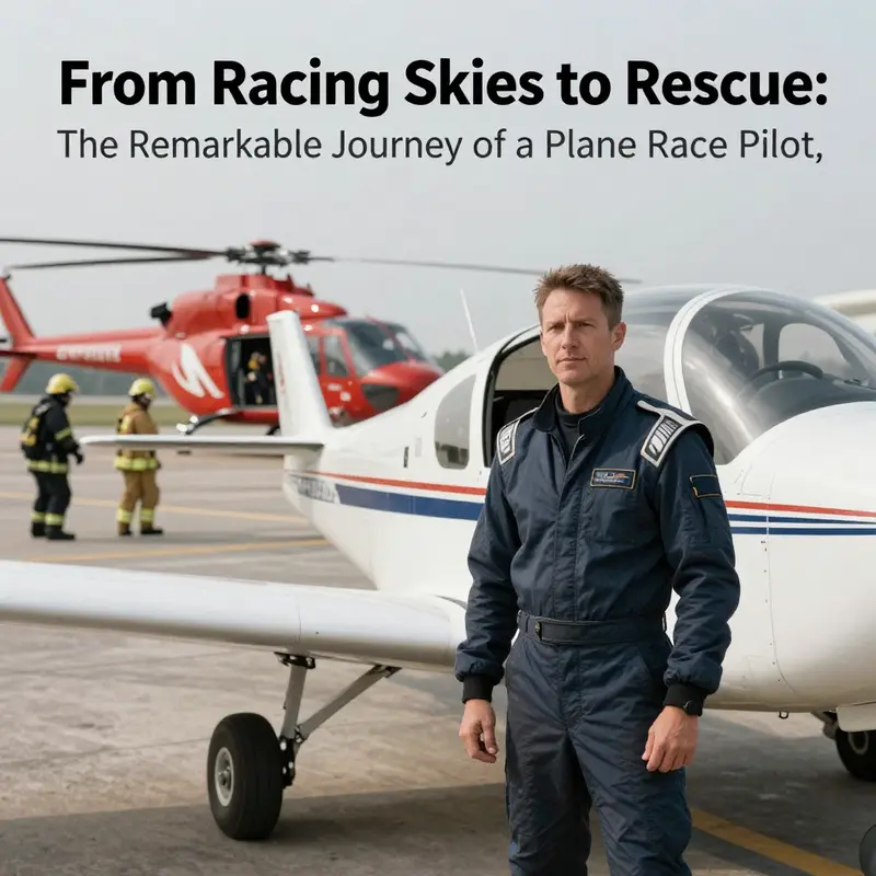A pilot ready to make a life-changing transition from racing to firefighting.