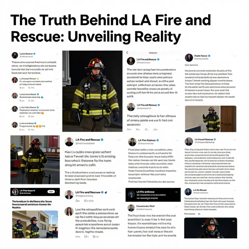 Firefighters respond to an emergency call, embodying the authenticity depicted in LA Fire and Rescue.
