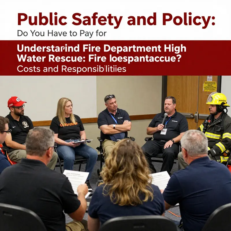 A firefighter engaged in a high water rescue, showcasing the vital services provided by emergency responders.
