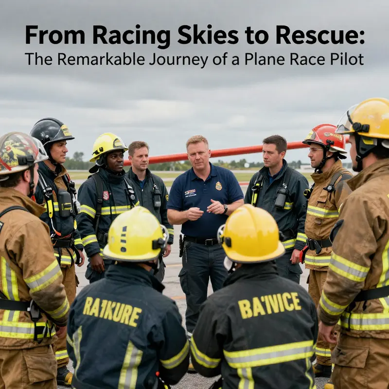 A pilot ready to make a life-changing transition from racing to firefighting.