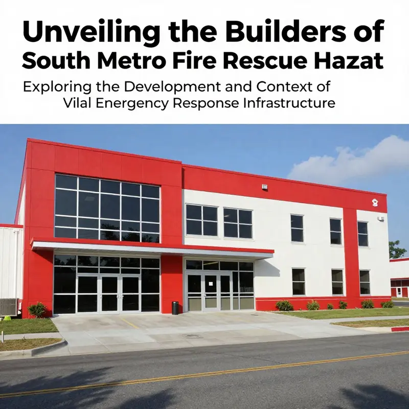 A photo of the South Metro Fire Rescue Hazmat facility showcasing its modern features and importance in emergency management.
