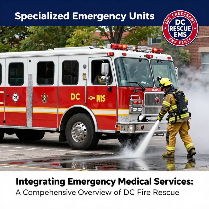 DC FEMS utilizes an integrated response model, where firefighters also serve as trained paramedics.