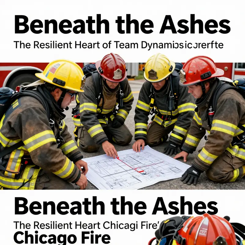 Firefighters engage in a tense operation, embodying courage and resilience amidst chaos.
