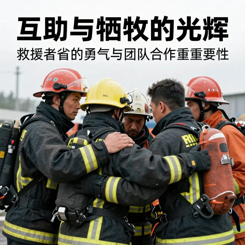 Firefighters prepare for a rescue operation on an icy river, highlighting the importance of bravery and resilience.