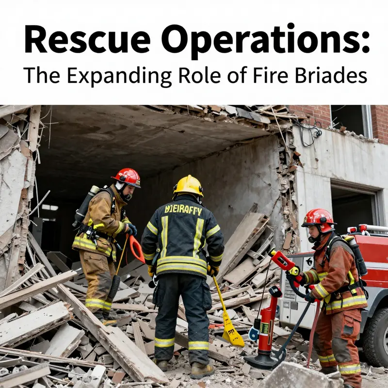 Firefighters executing a precise technical rescue, showcasing their capability in emergency medical situations.