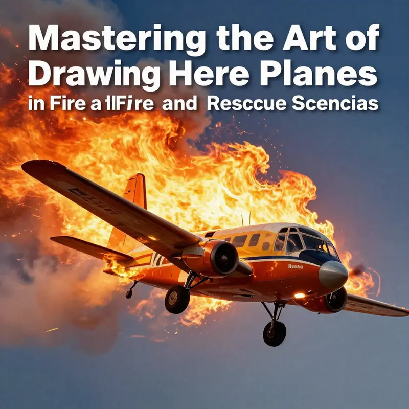 Step-by-step illustration showcasing the process of drawing a rescue helicopter in action.