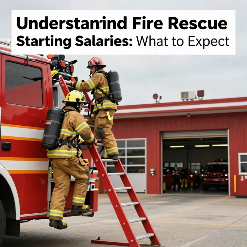 A visual representation of starting firefighter salaries across different regions in the U.S.