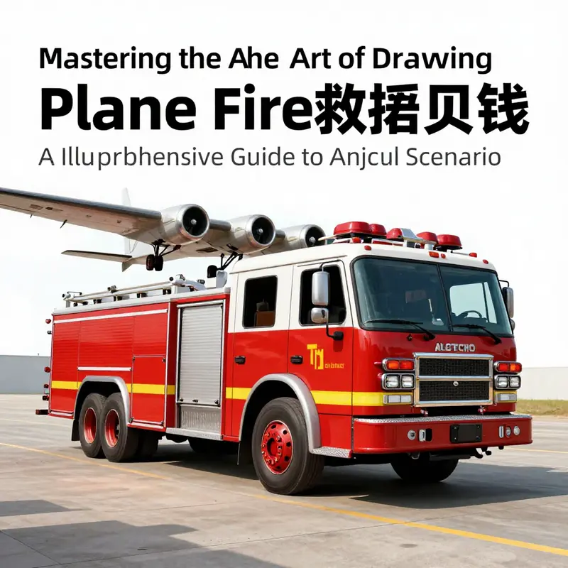 A vibrant cover image depicting a scene of a plane fire rescue train with action elements.