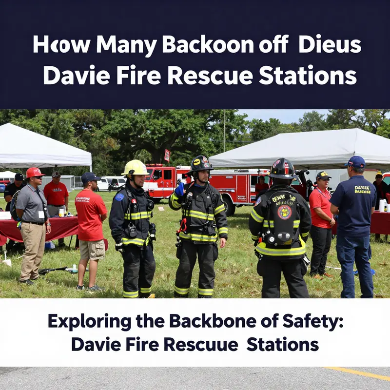 Overview of the three fire stations operated by Davie Fire Rescue.