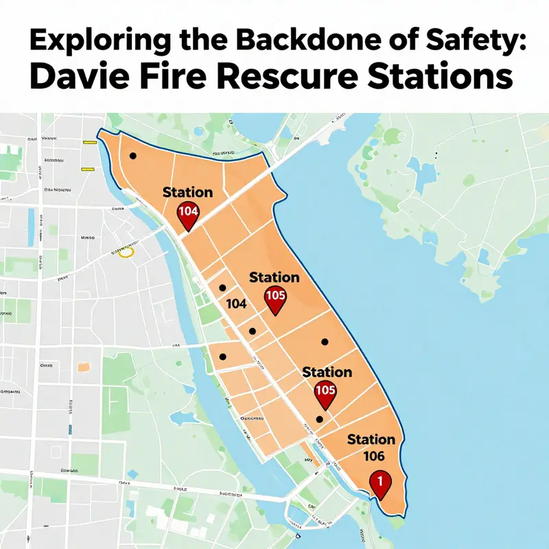 Overview of the three fire stations operated by Davie Fire Rescue.