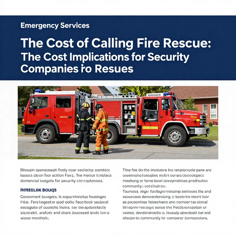 A detailed breakdown of fees associated with calling fire rescue services.
