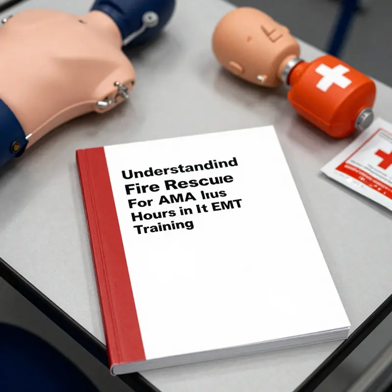 Students participating in EMT training focused on fire rescue skills, showcasing teamwork and engagement.