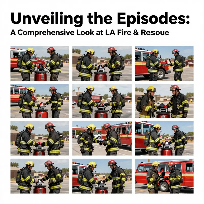 Highlighting moments from each episode of LA Fire & Rescue that reflect the challenges and successes of the firefighters.