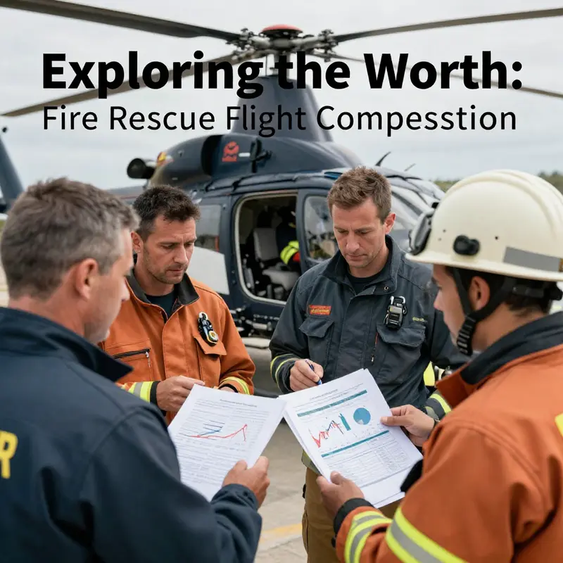 An overview of fire rescue flight operations highlighting compensation and job responsibilities.