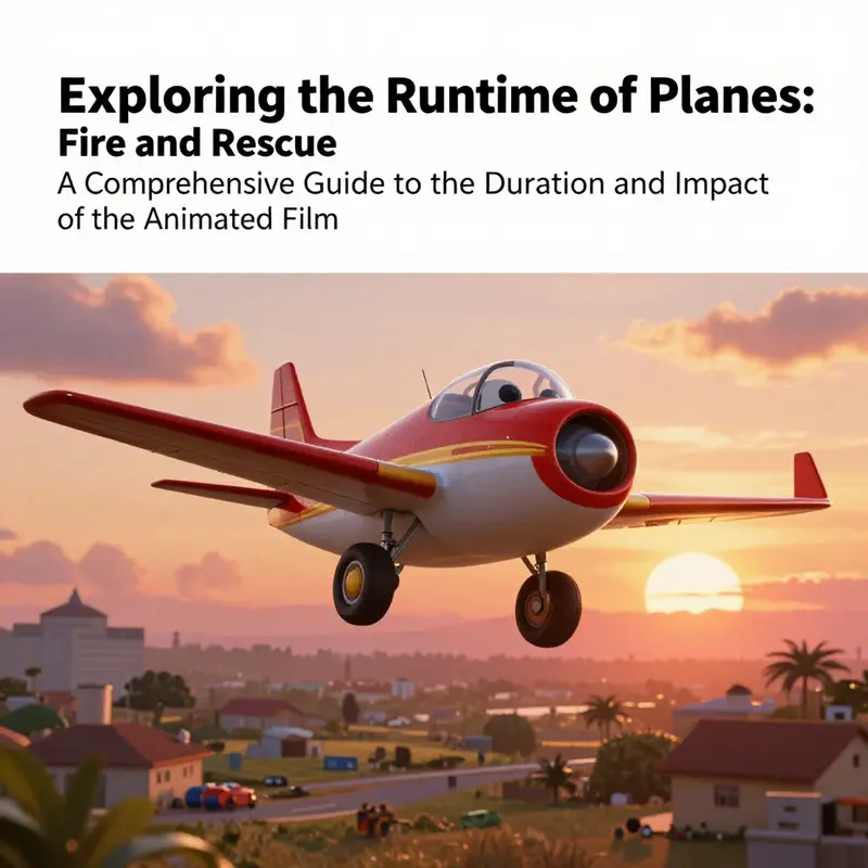 An animated landscape sunset from Planes: Fire and Rescue, capturing the film's lively essence.