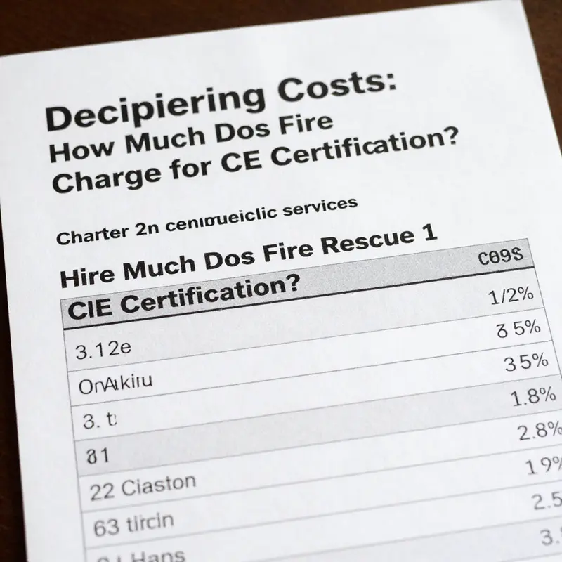 An overview of the CE certification process and how it relates to charges by Fire Rescue 1.