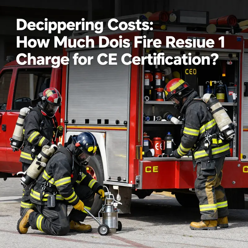 Fire rescue team engaged in a training exercise that emphasizes CE compliance.