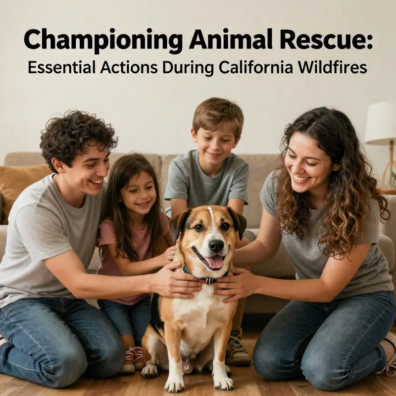Volunteers receiving donations to support animal rescues during California wildfires.