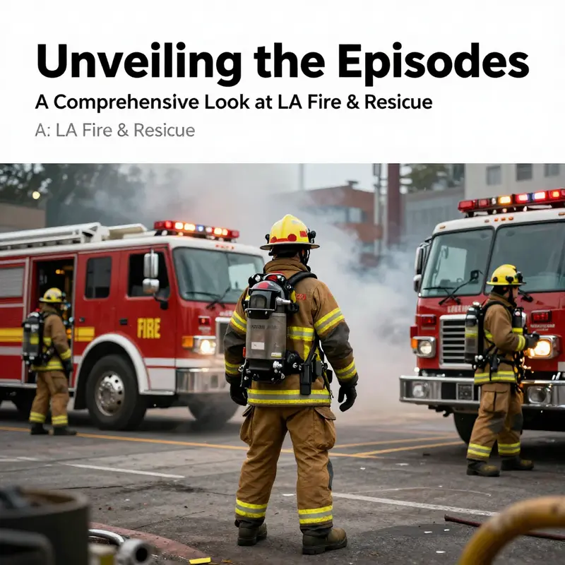 Highlighting moments from each episode of LA Fire & Rescue that reflect the challenges and successes of the firefighters.