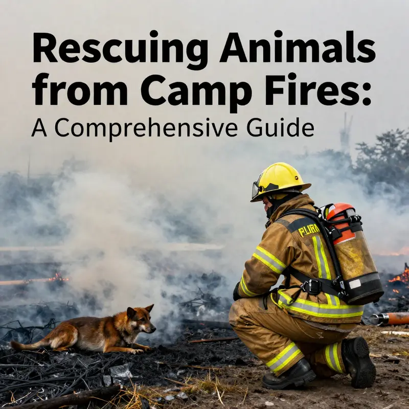 Animals comfortably situated in a designated safe zone, illustrating the importance of preparation.