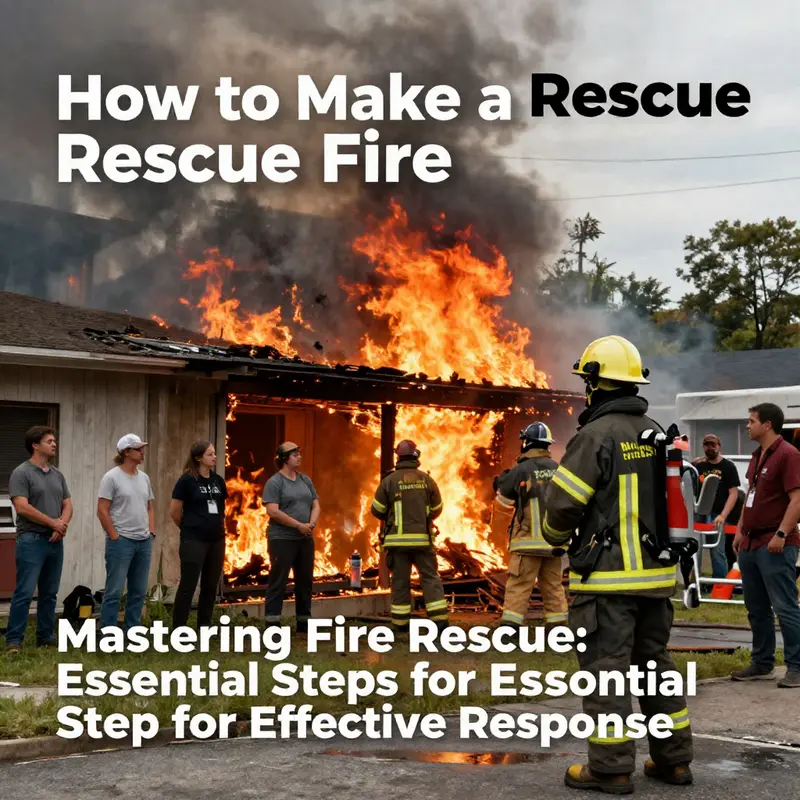A firefighter evaluates the fire situation, demonstrating the critical first step in a fire rescue operation.