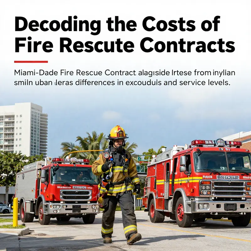 An overview of the components that structure Miami-Dade Fire Rescue contracts.