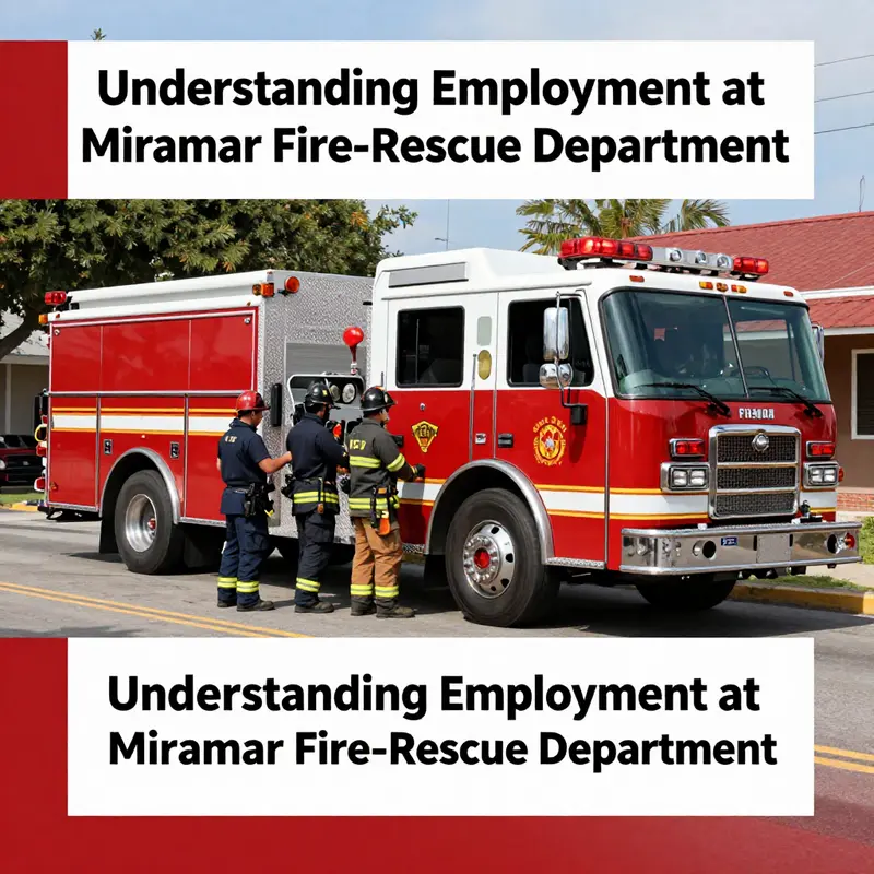 Miramar Fire-Rescue Department personnel engaged in training, reflecting the diverse roles within the department.