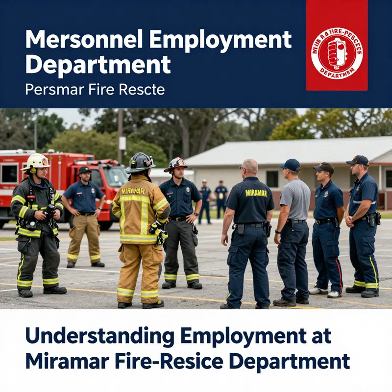 Miramar Fire-Rescue Department personnel engaged in training, reflecting the diverse roles within the department.