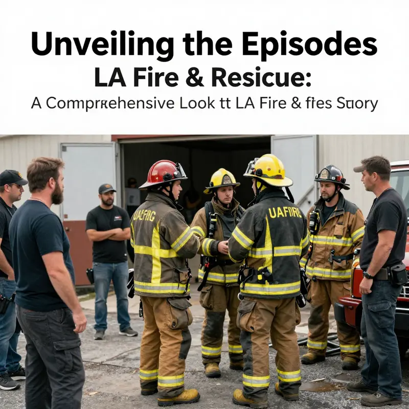 Highlighting moments from each episode of LA Fire & Rescue that reflect the challenges and successes of the firefighters.