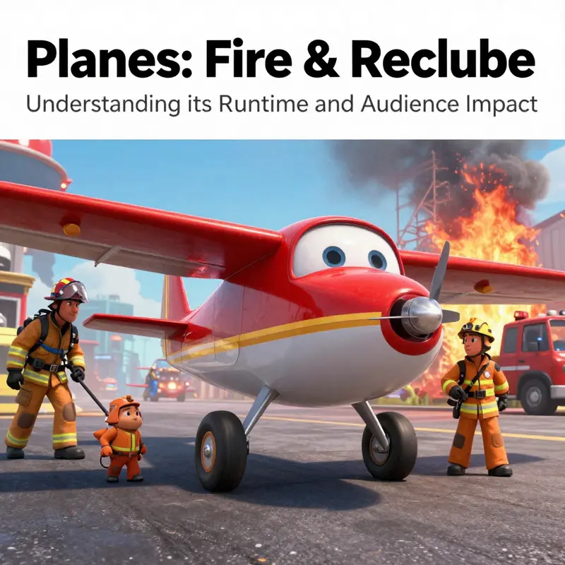 Main characters from *Planes: Fire & Rescue* involved in a firefighting adventure.
