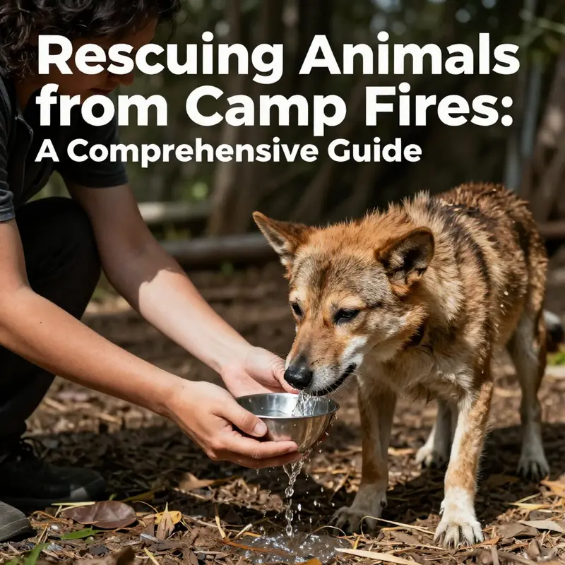 Animals comfortably situated in a designated safe zone, illustrating the importance of preparation.