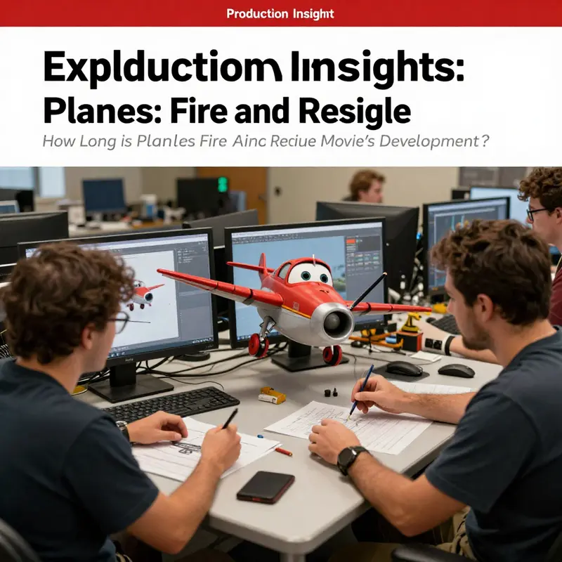 The contrasting elements of time and action in Planes: Fire and Rescue.