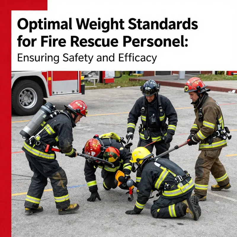 Firefighters exemplifying the importance of BMI standards in ensuring physical readiness for rescue missions.