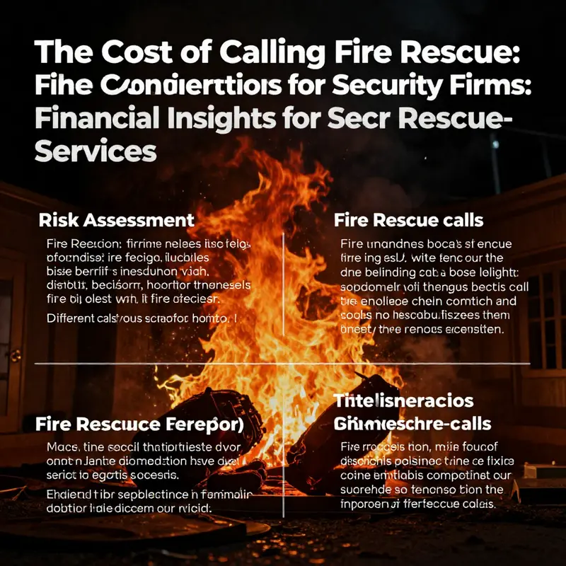 A detailed breakdown of fees associated with calling fire rescue services.