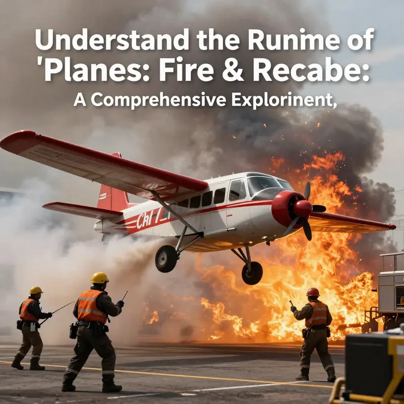 The spirited firefighting plane embodies the urgency and teamwork central to the film’s narrative.