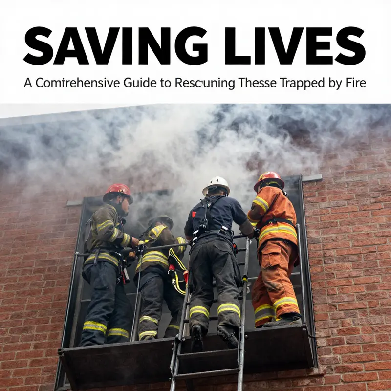 A firefighter analyzing the fire scene for a safe and effective rescue approach.