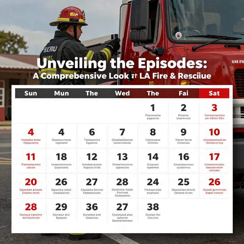 Highlighting moments from each episode of LA Fire & Rescue that reflect the challenges and successes of the firefighters.