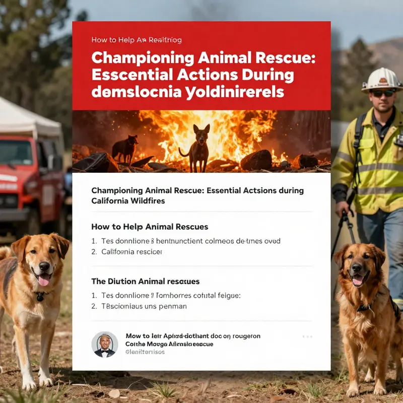 Volunteers receiving donations to support animal rescues during California wildfires.