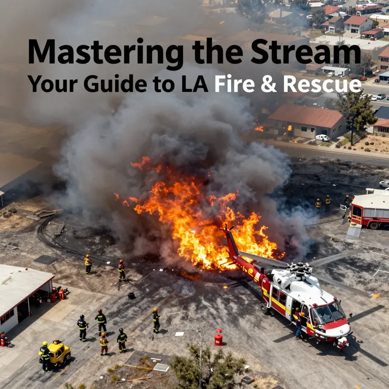 An inviting living room ready for a movie night featuring LA Fire & Rescue.