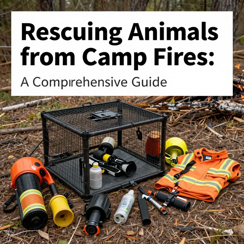 Animals comfortably situated in a designated safe zone, illustrating the importance of preparation.