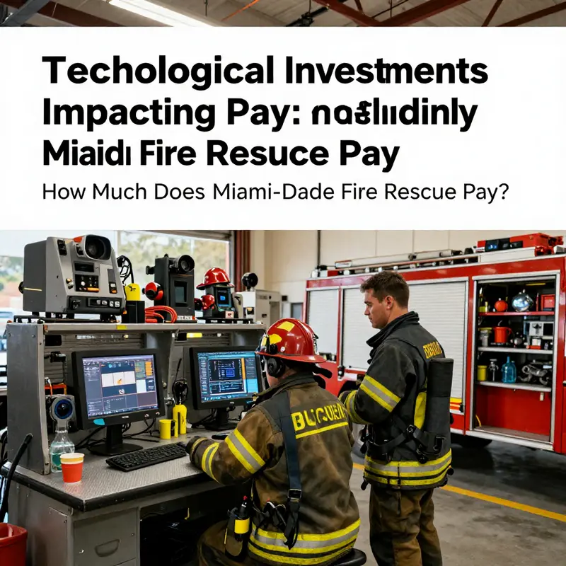 A Miami-Dade firefighter exemplifies commitment while representing the pay structure within the department.