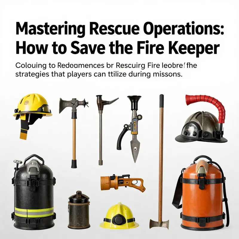 Illustrating the intricate game mechanics involved in rescuing the Fire Keeper.