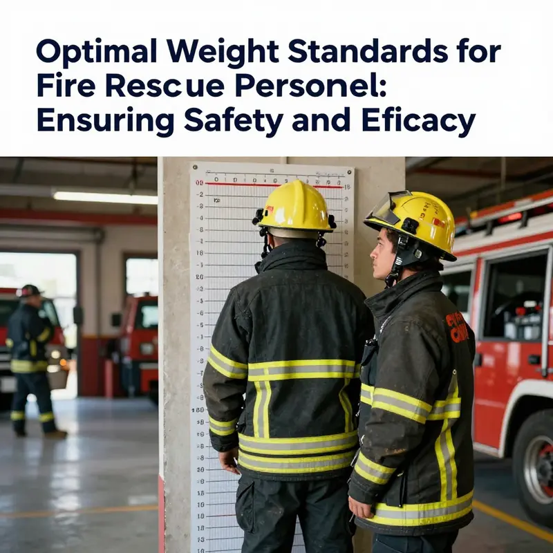Firefighters exemplifying the importance of BMI standards in ensuring physical readiness for rescue missions.