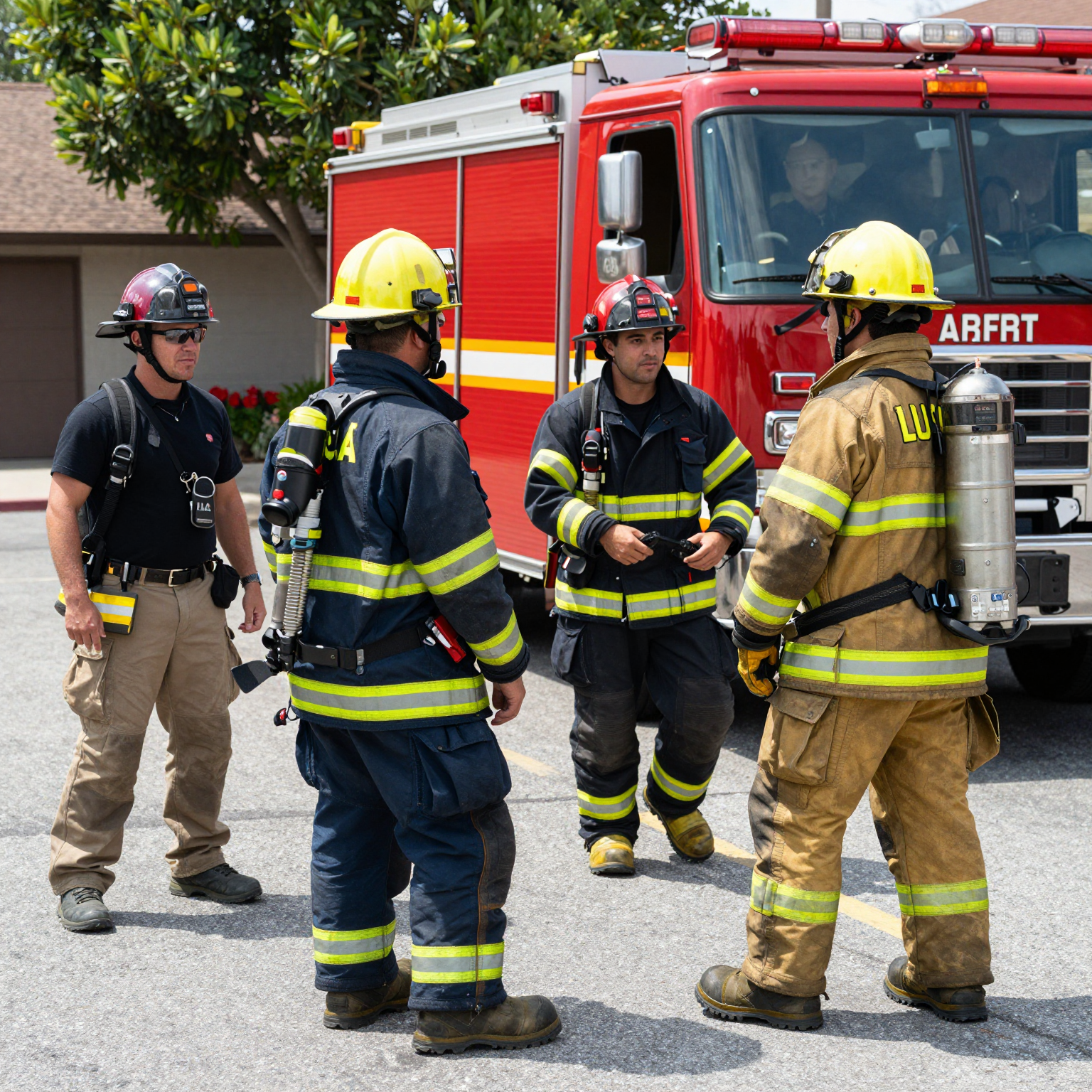LA Fire and Rescue Professionals in Action